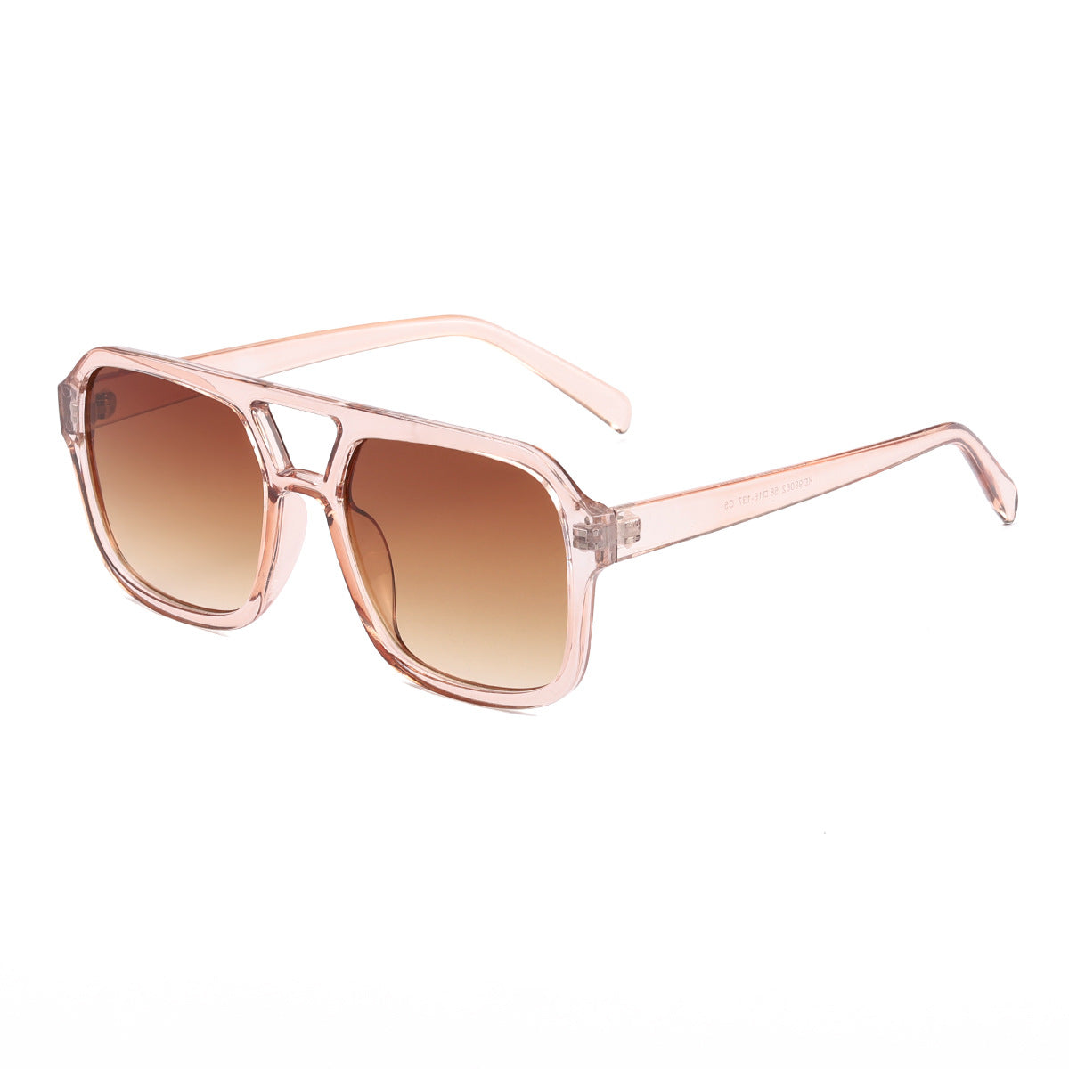 Damen elegante quadratische Sonnenbrille mit stilvollem Muster Karnz