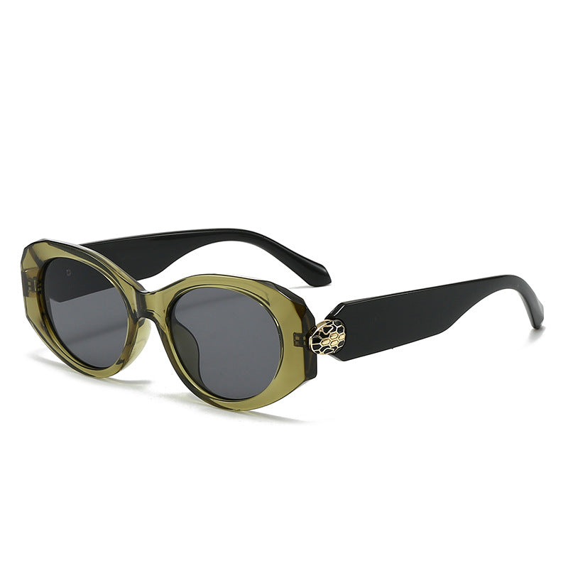 Damen modische Sonnenbrille mit einzigartigem Rahmen Karnz