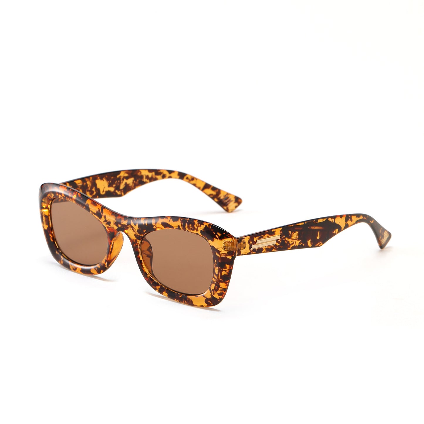 Damen stylische Sonnenbrille im angesagten Geometrie-Design Karnz