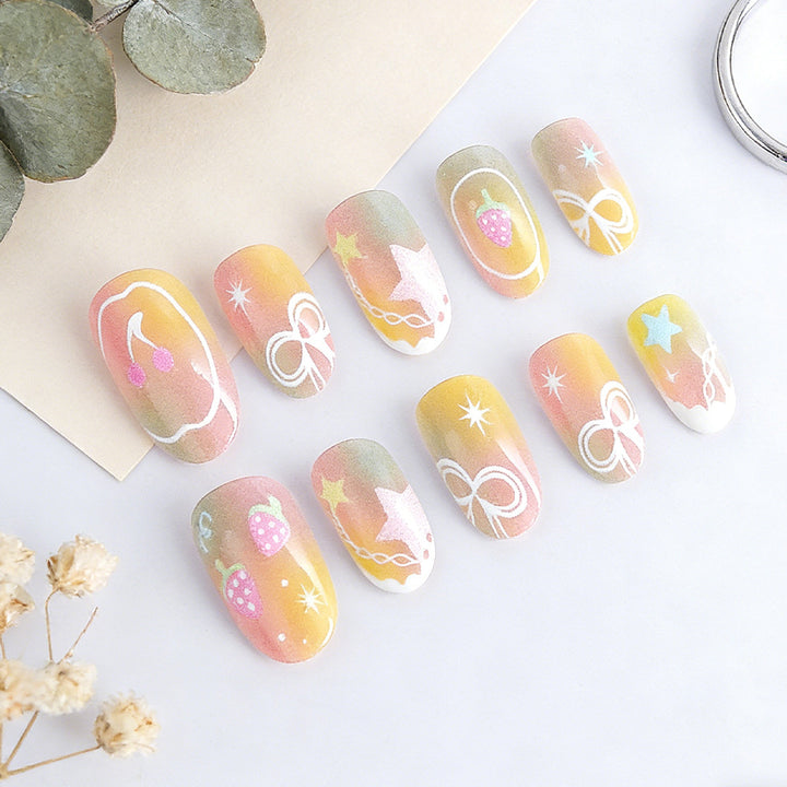 Kreative Französische Tip Nagelkunst Karnz