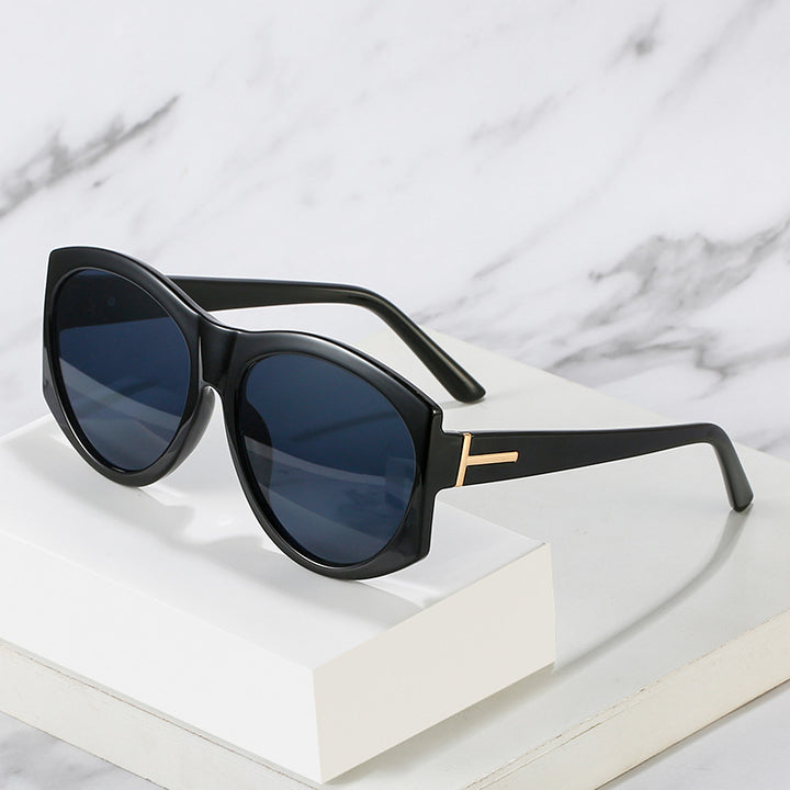 Oversized Vintage-inspirierte Mode-Sonnenbrille Karnz