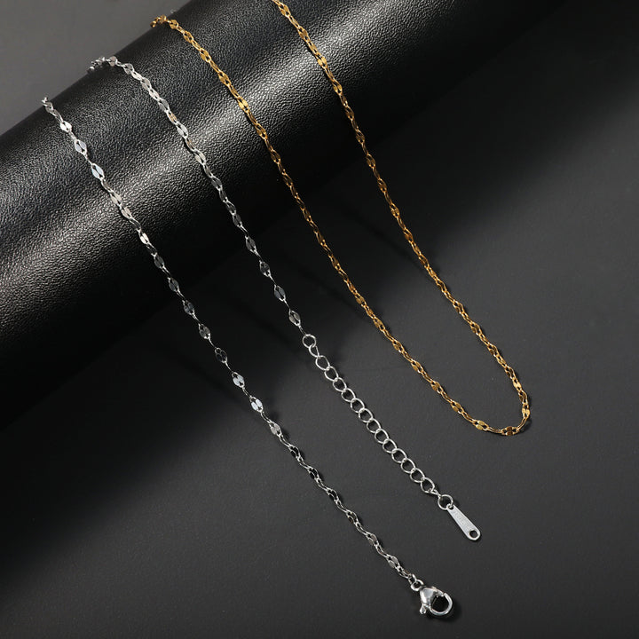 Elegante verflochtene Kettenhalskette Karnz