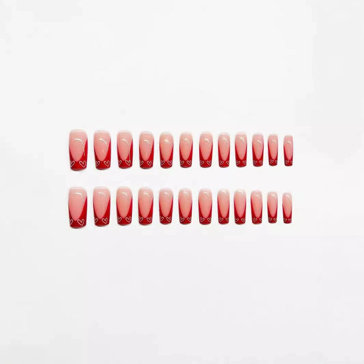 Elegante Double-Tip Press-On Nagelset Karnz