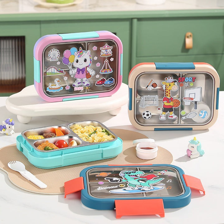 Sport-Themen Multi-Fach Bento Lunchbox