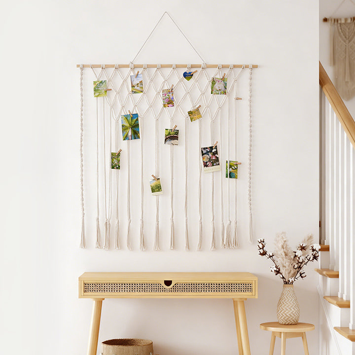 Macrame Fotoanzeige Wandbehang