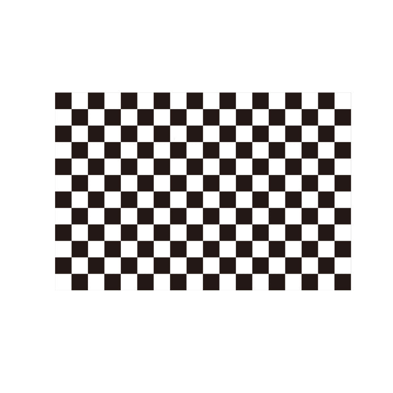 Abwaschbare Tischdecke mit kreisförmigem Retro-Print und PVC‑Beschichtung