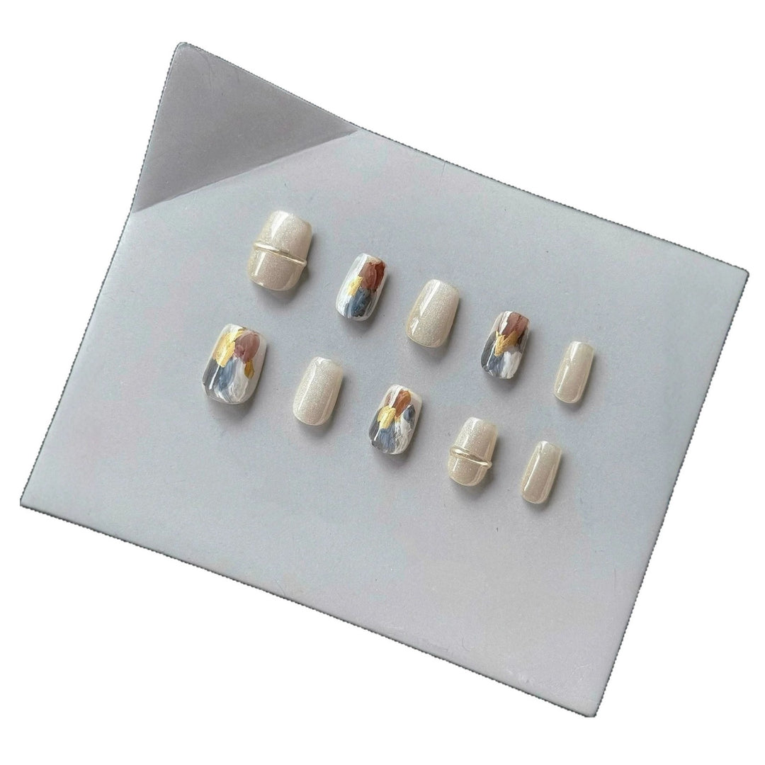 Künstlerisches Press-On Nageldesign-Set