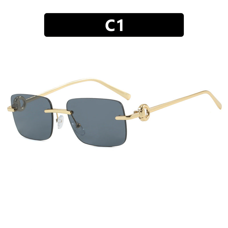 Damen modische geometrische Brille Karnz