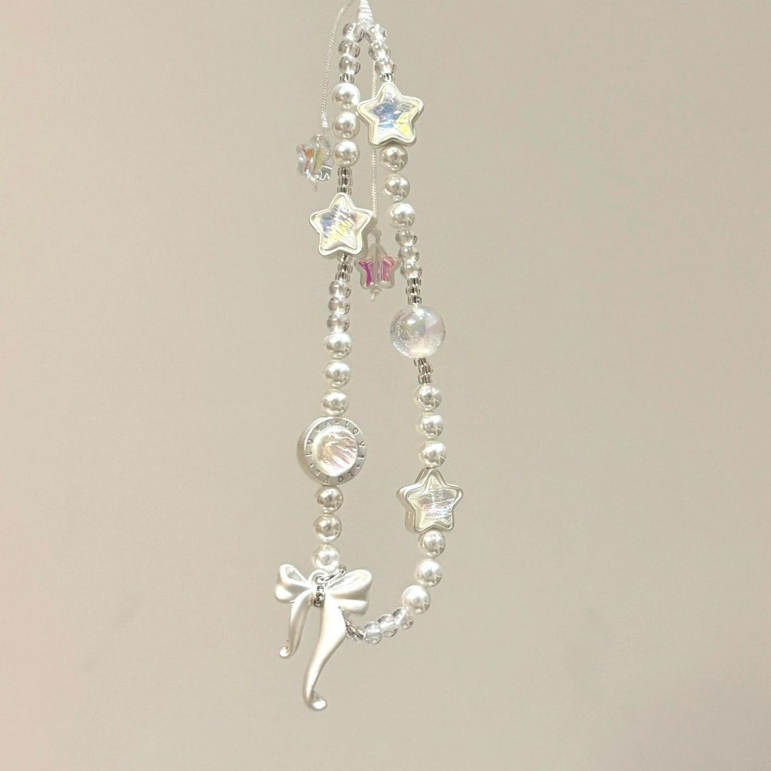 Verspielte Perlen Charm Brillenband Karnz