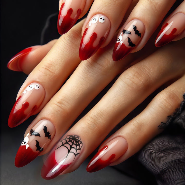 Kreatives Halloween Kunstnägelset Karnz