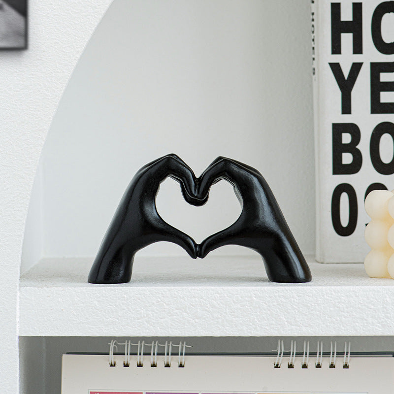 Dekorative Herzform Skulptur Karnz