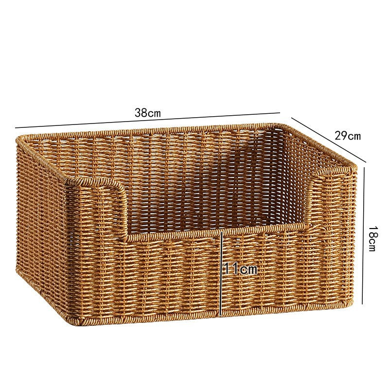 Unisex Moderner Aufbewahrungskorb aus geflochtenem Material Karnz