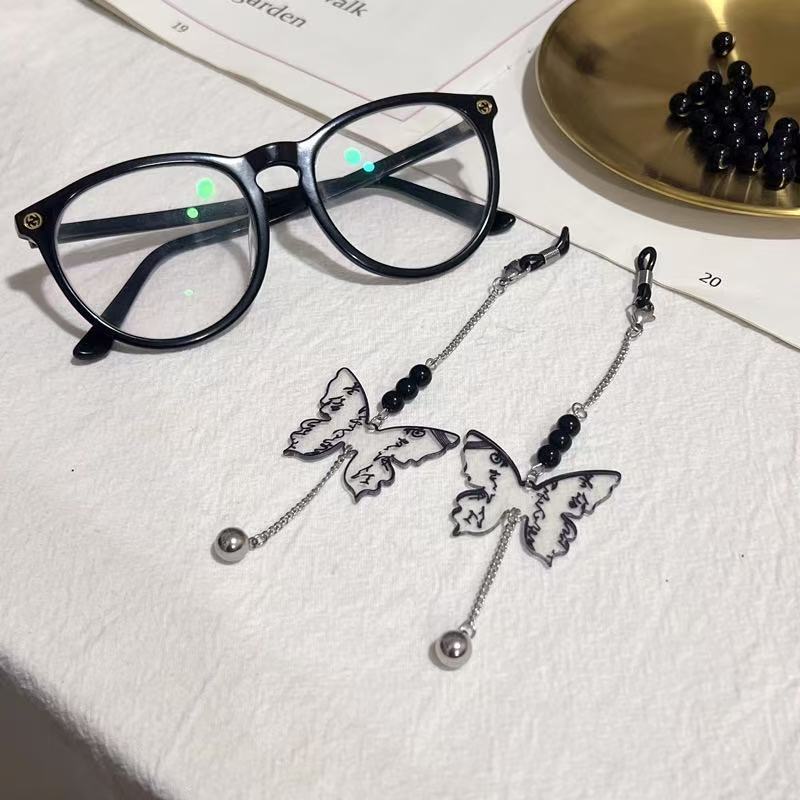 Schmetterling Design Brillen Kette Karnz