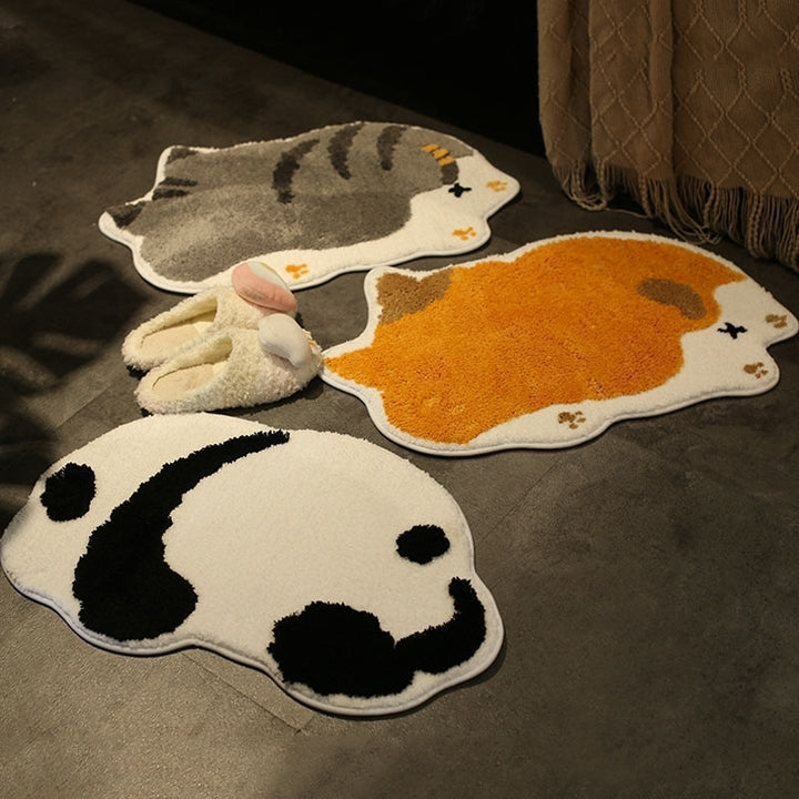 Niedliche Panda-förmige Badematte
