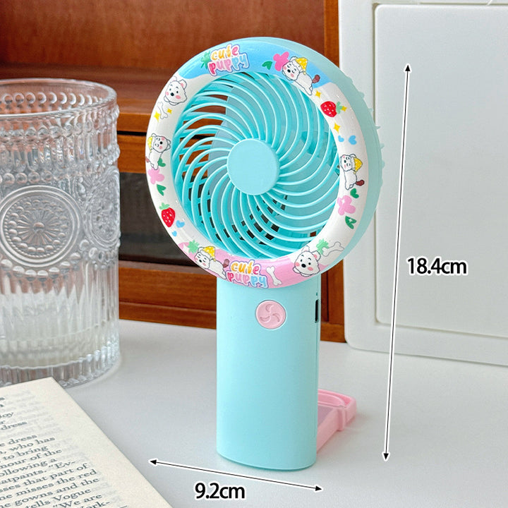Damen Tragbarer Handventilator mit kreativem Tiermotiv Karnz