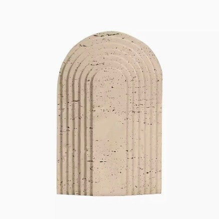 Abstrakte Beton Regenbogen Skulptur