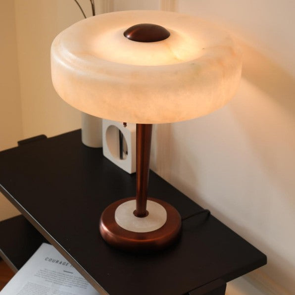 Moderne Alabaster Stil Tischlampe