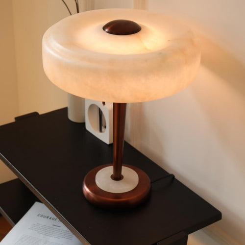 Moderne Alabaster Stil Tischlampe