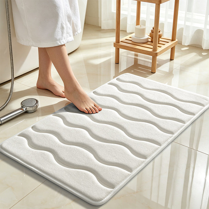 Weiche Wellen Design Badezimmermatte Karnz