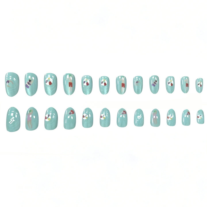Kreative Sommer-Nagelkunst-Verstärkungen Karnz