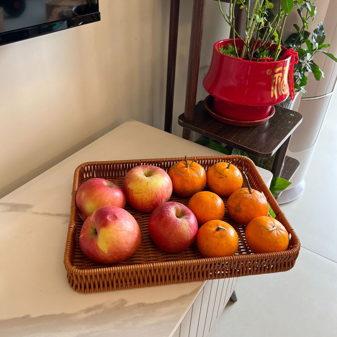 Woven Fruit Serving Tray Karnz