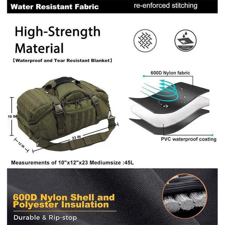 Taktische Mehrzweck-Duffel-Tasche Karnz