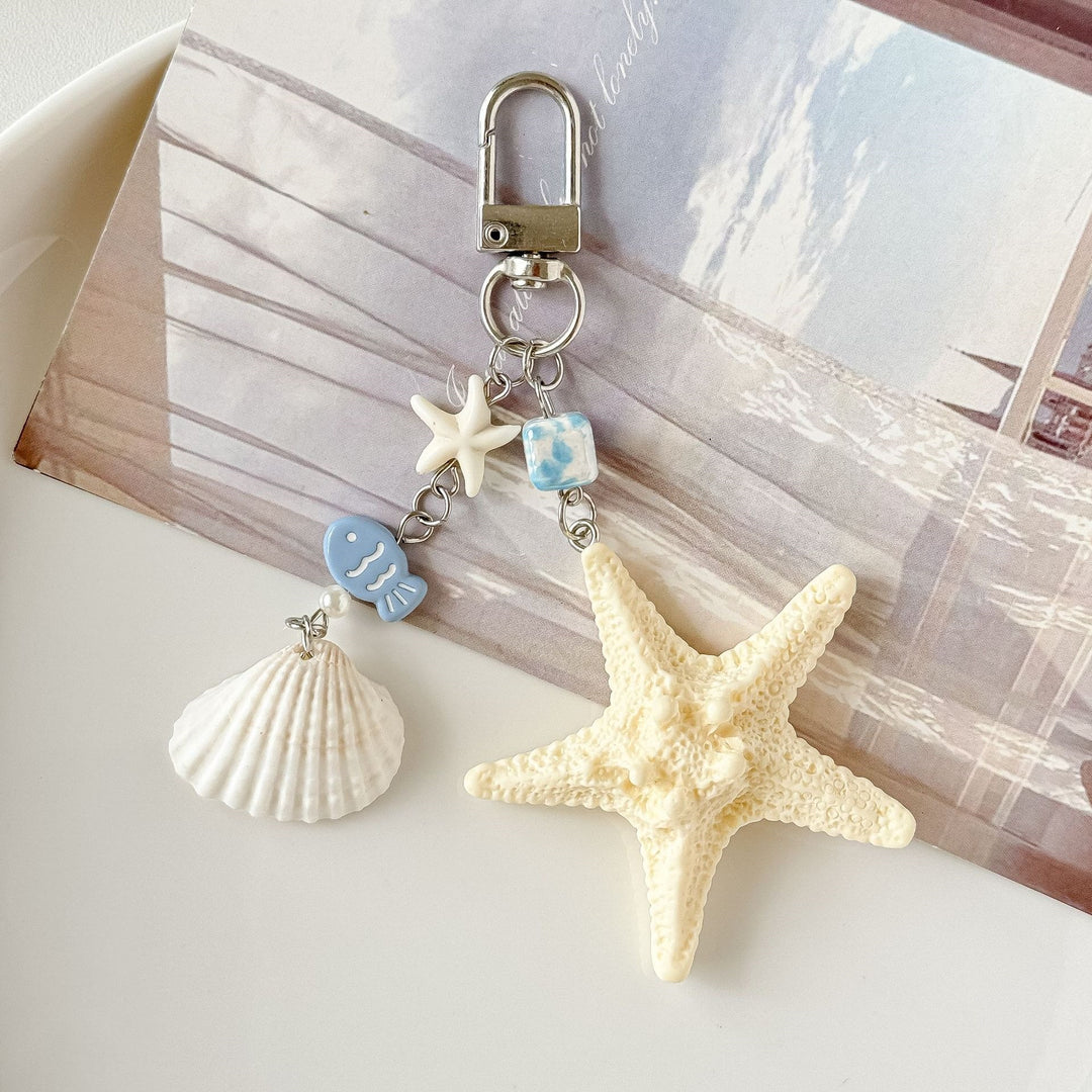 Schlüsselanhänger mit Maritimen Muschelmotiven Karnz