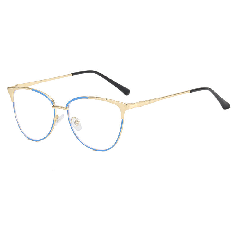 Damen Cat-Eye Brille mit feinen Metallakzenten Karnz