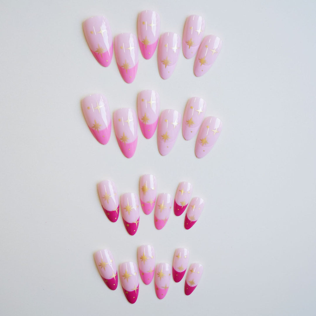 Dekoratives Press-On-Nageldesign