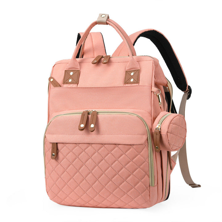 Vielseitiger Mehrfach-Taschen Stepp-Rucksack Karnz