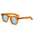 Damen modische Oversize-Sonnenbrille mit transparentem Rahmen und polarisierten Gläsern Karnz