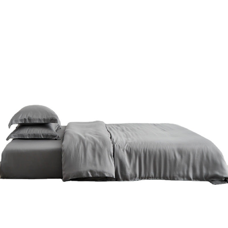 Luxus-Baumwollsatin-Bettgarnitur mit seidig-weichem Soft-Touch und Hotelverschluss