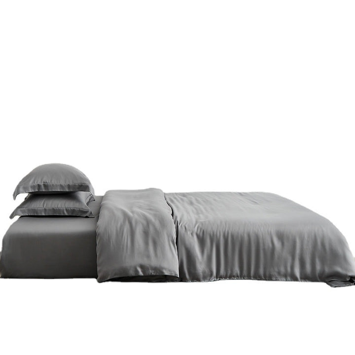 Luxus-Baumwollsatin-Bettgarnitur mit seidig-weichem Soft-Touch und Hotelverschluss