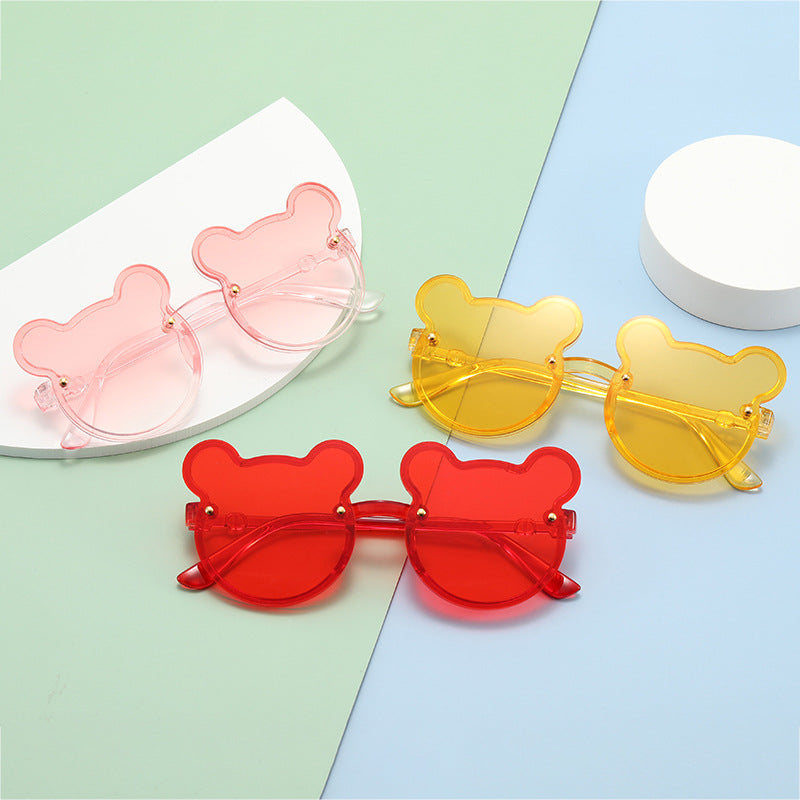 Damen Verspielte Bärenform Sonnenbrille Karnz