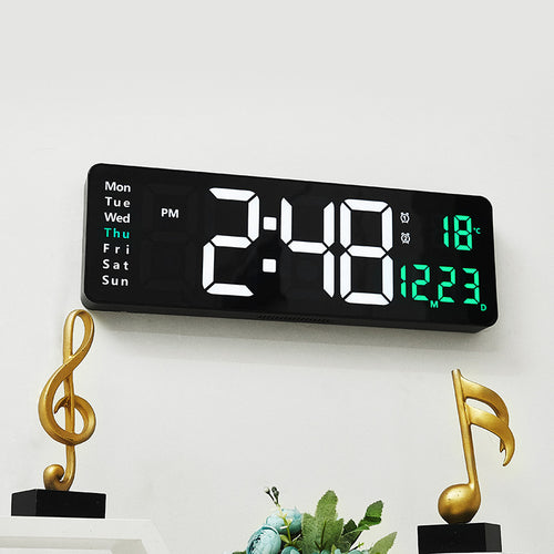 Digitaler Wandwecker mit Multifunktionalem Led-Display Karnz