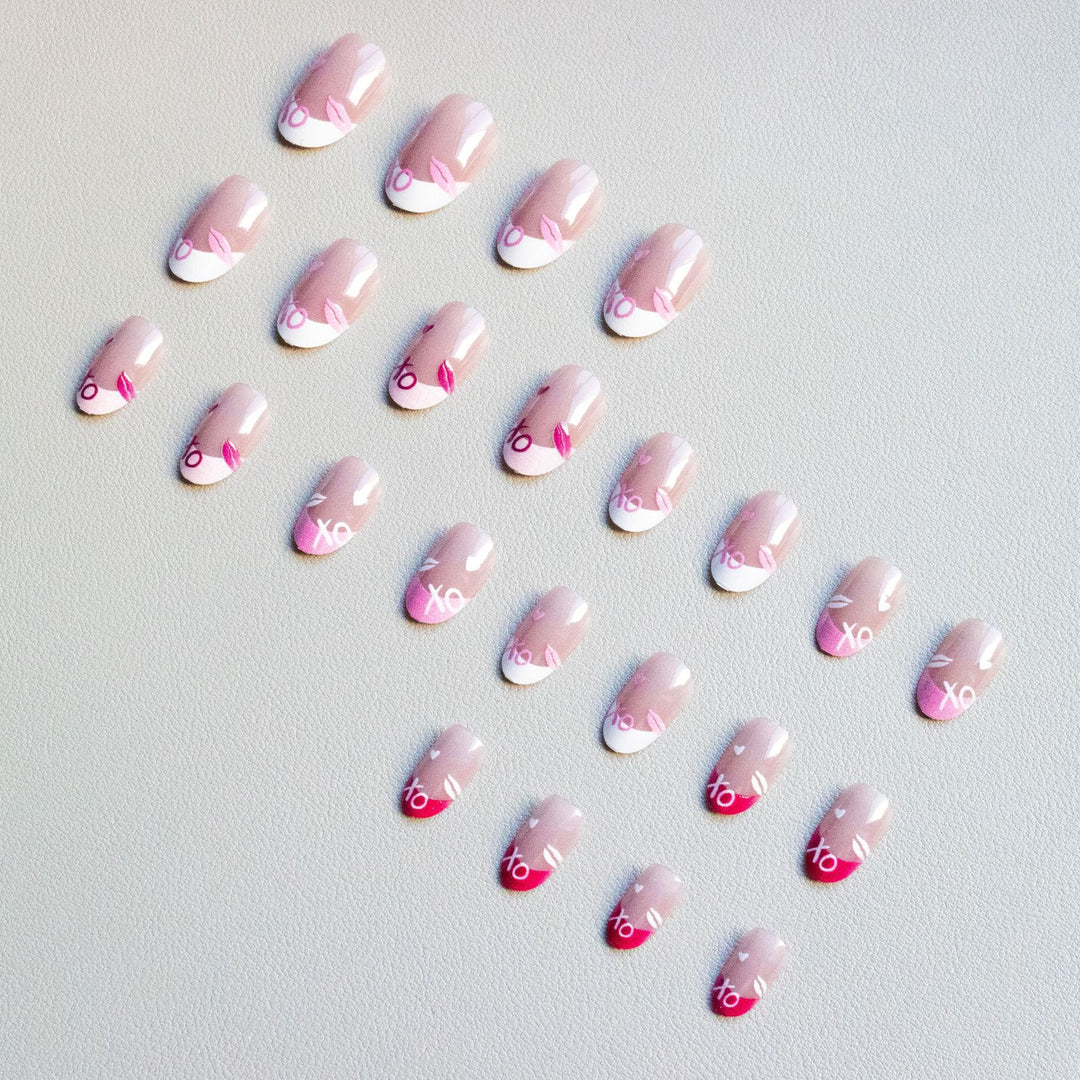 Herz-Themen-Gel-Nagelkunst-Set