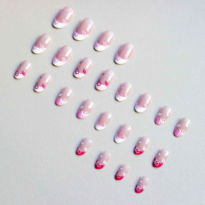 Herz-Themen-Gel-Nagelkunst-Set