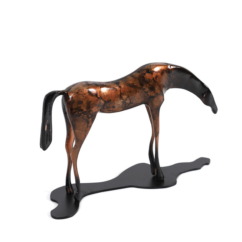 Künstlerische dekorative Pferdefigur