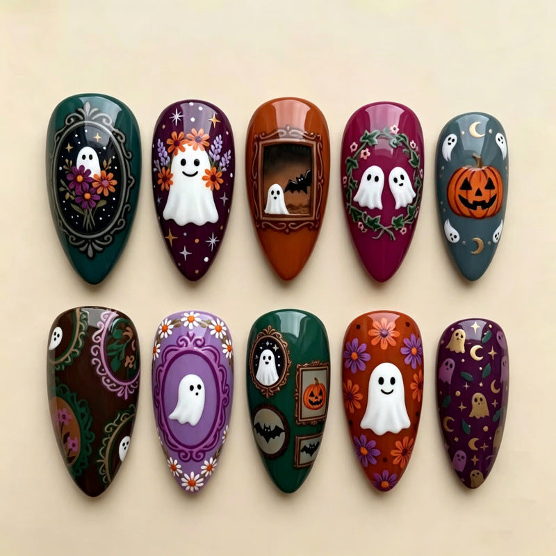 Themen Halloween Press-On Nagelset