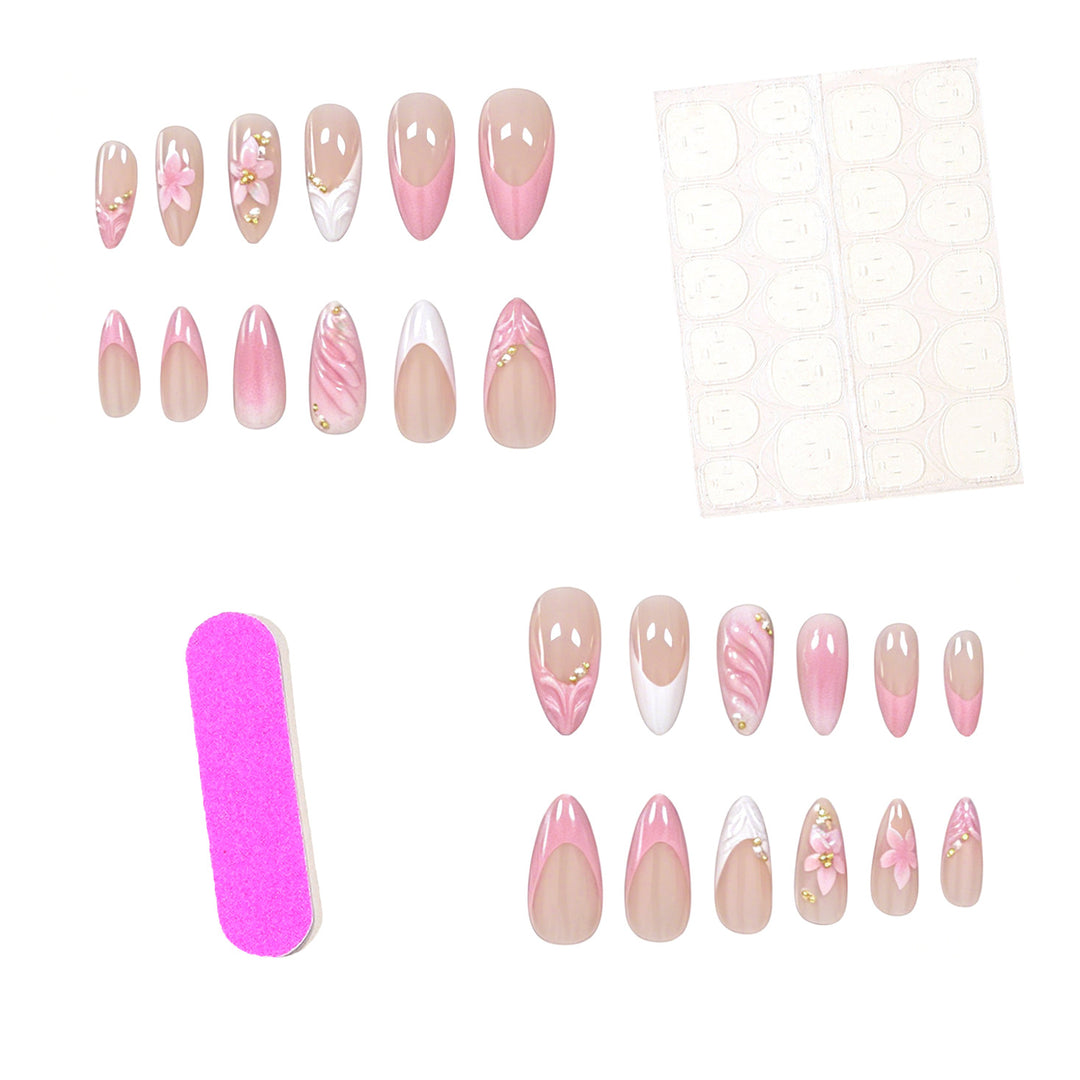 Elegante Florale Acryl-Nagelverstärkungen Karnz 1789915803