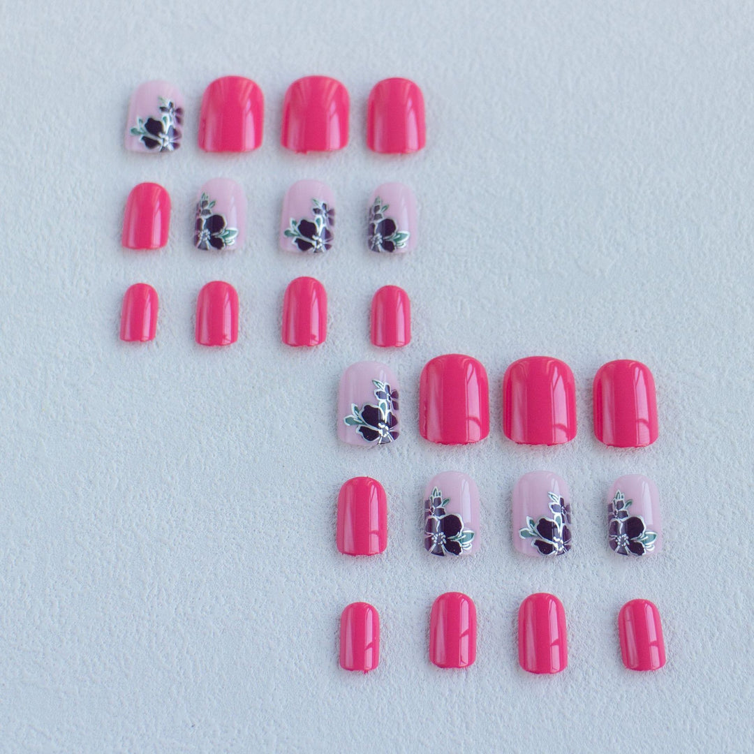 Floral Art Acryl Nageldesign Set