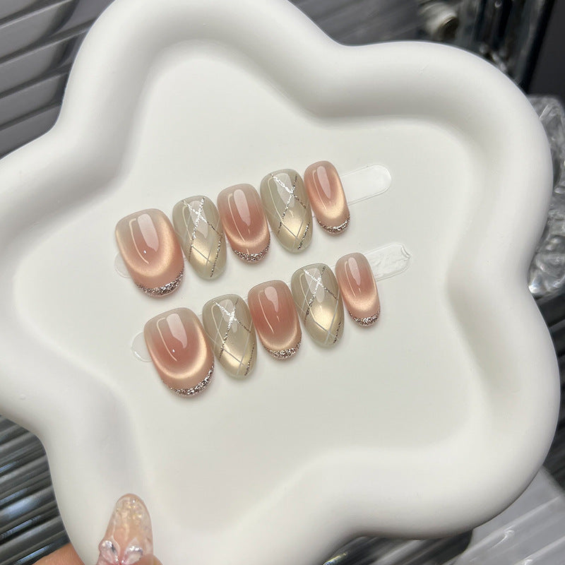 Elegantes Press-On Nagelkunst-Set
