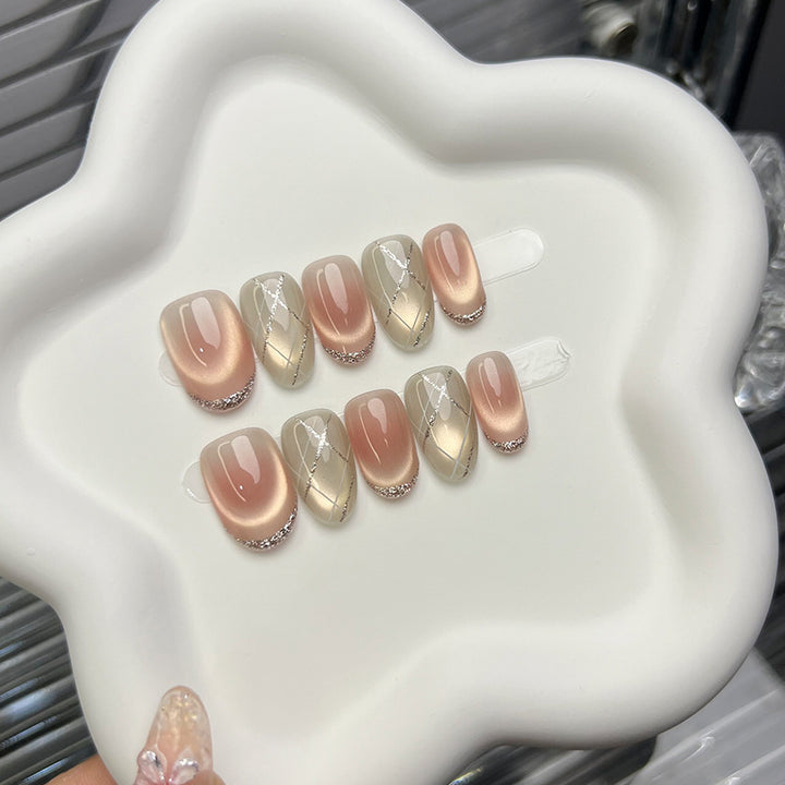 Elegantes Press-On Nagelkunst-Set
