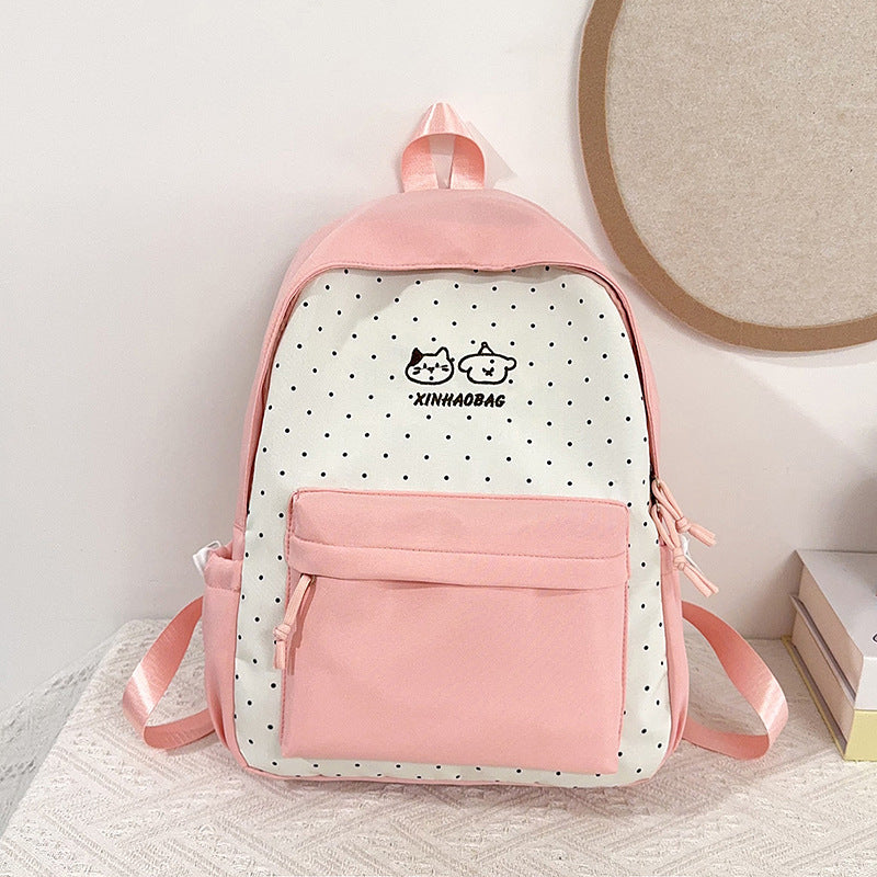 Lässiger Pünktchen Rucksack