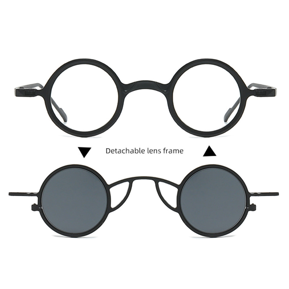 Modebewusste runde Sonnenbrille Karnz