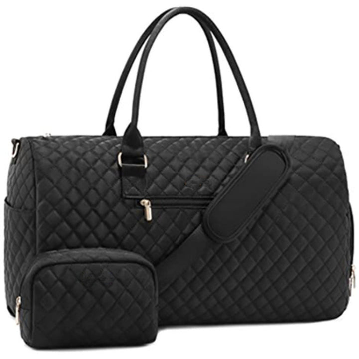 Quilted Weekender Duffle Bag Karnz