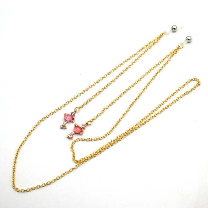 Elegante Zweifarbige Brillenkette Karnz