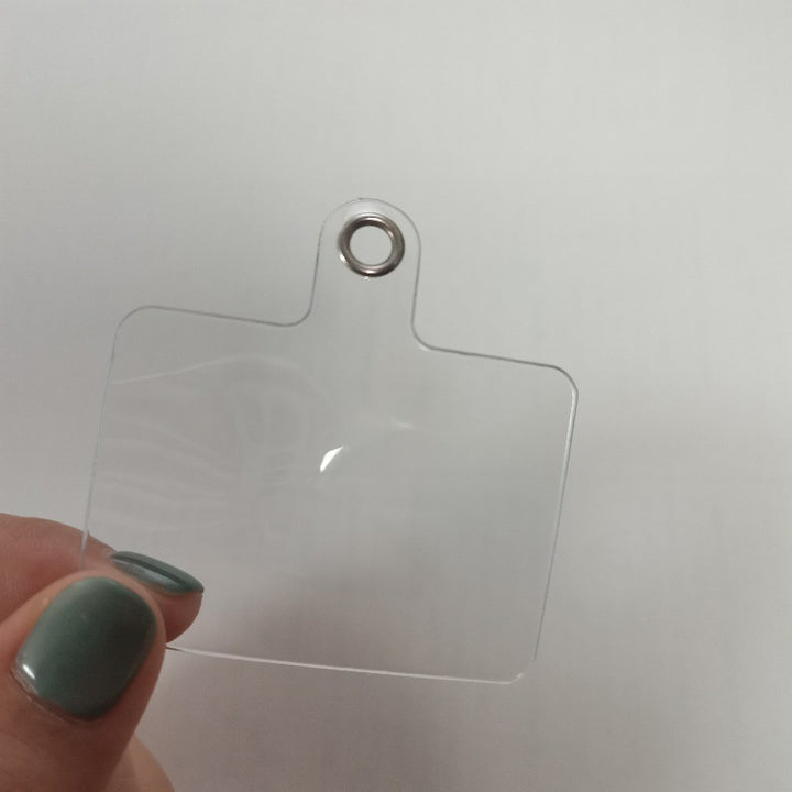 Transparente Gepäckmarke Karnz