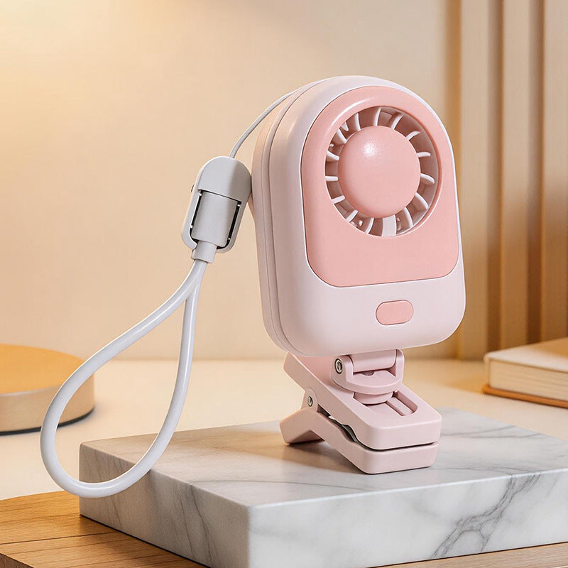 Unisex Klammer Handventilator mit leistungsstarker Windtechnologie Karnz