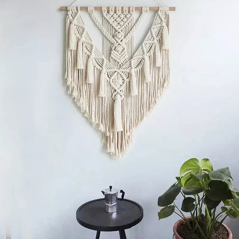 Macrame Wandbehang Karnz